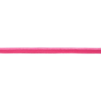 elastisches Glanz-Paspelband Fuchsia